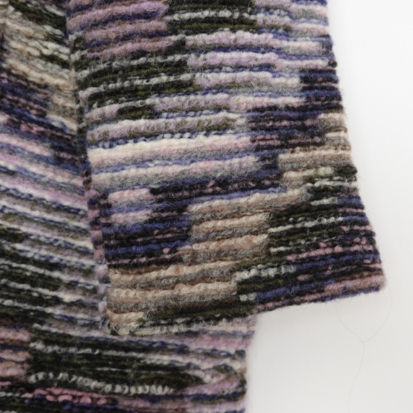 Cocoon Knit Coat Jacket 65% Wool Italy M/L - Picture 4 of 12